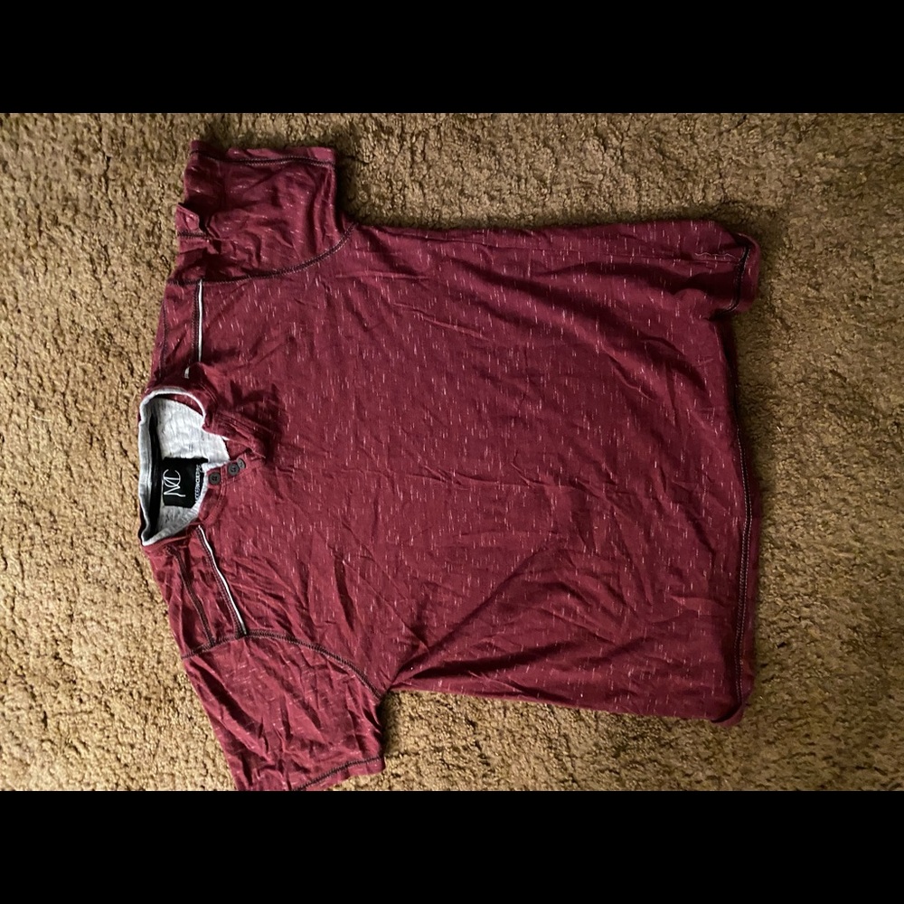 Plain red T-shirt